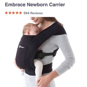 Ergobaby Embrace Carrier- black